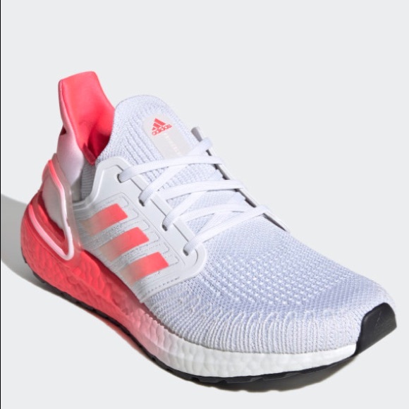adidas ultra boost cloud white core black shock pink